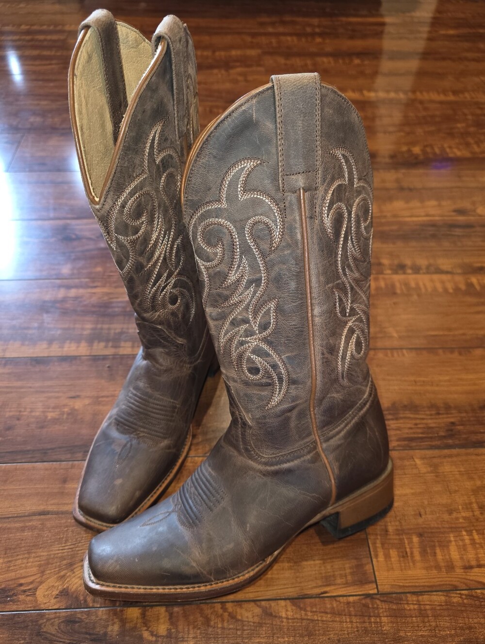 Shyanne Darby Western Boots with Embroidered Shaft